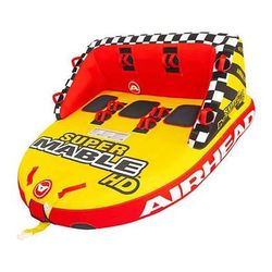 Airhead Super Mable HD 3 Person Towable Tube - YellowithRed