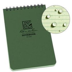 Rite in the Rain 4in x 6in Top Spiral Notebooks - Green