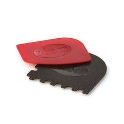 Lodge Grill & Pan Scraper Combo - Red & Black