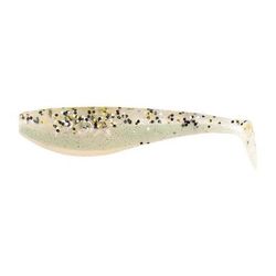 Salmo Walleye Shad Soft Swimbait - Green Ghost UV