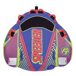 Full Throttle Speeder 2-Person Towable Tube - Blue