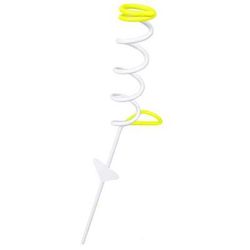 HT Enterprises Shore King Glow Top Bank Rod Holder - White