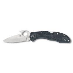Spyderco Delica 4 Emerson Opener 2.9 inch Folding Knife - Gray - Dark Gray