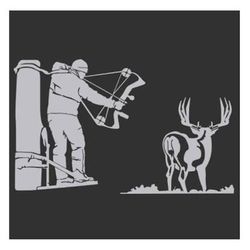 Hunters Image Life Elevated Bowhunter Decal - Large