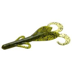 Zoom Brush Hog Creature Bait - Chartreuse/Pumpkin