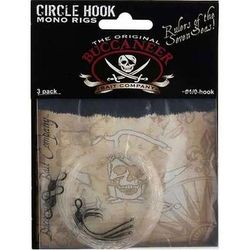 Buccaneer Mono Circle Hook Rig - Black Nickel 4/0