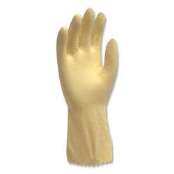 AMBITEX(R) Pro L6500 Series Flock-Lined Latex Gloves, 12" Long, 15 mil, Medium, Yellow, 12 Pairs (TXILMD6500)