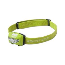 Brightstar VISION LED Headlamp, 3 AAA, 185 Lumens, Hi-Vis Green (120-200501)