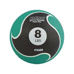 Champion Sports Rhino Elite Medicine Ball, 8 lb, Green (CSIPRM8)