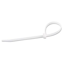 Gardner Bender Standard Cable Ties, 75 lb Tensile Strength, 8 in, Natural, 100/Bag (623-46-308)