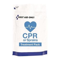 First Aid Only 9-Piece CPR and Sprains Treatment Pack, 9 Pieces, Resealable Plastic Bag (FAO91165)