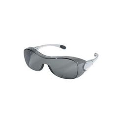 Memphis Glove Law OTG Protective Eyewear, Clear Lens, Polycarbonate, Anti-Fog, Silver Frame (135-OG110AF)