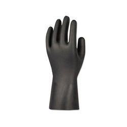 Showa N-DEX 9700 Series Disposable Nitrile Gloves, Powder Free, 6 mil, Large, Black (845-9700PFL)