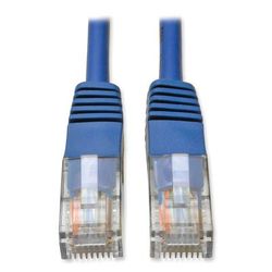 Tripp Lite Cat5e 350MHz Molded Patch Cable, RJ45 (M/M), 25 ft., Blue (TRPN002025BL)