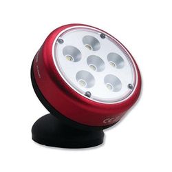 Ullman Devices Corporation LED Magnetic Rotating Work Light, 375 Lumens, 6 SMD, 3 AAA Batteries Included (758-RT-6SMD)