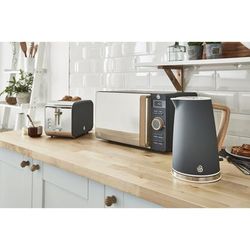 Nordic 1.7L Cordless Kettle - White by Salton® in Grey