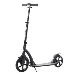 TEMU Teens Adult Kick Scooter W/ Shock Absorption Mechanism Foldable Adjustable Height Aluminium Frame Ride On Toy For 14+