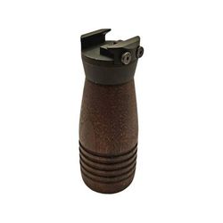 JMK Wood Vertical Foregrip Assembly Grooved Picatinny Standard A3 Base VFG-PA02