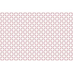 Tappeto in vinile con motivi rosa 196x130cm