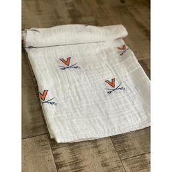Three Little Anchors College Swaddle Blanket - Virginia Cavaliers