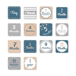 Lulujo Baby's First Year Blanket & Cards Set - I Will Move Mountains