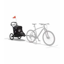 Baby Jogger City Prix Jogger + Bike Trailer + Weather Shield Bundle - Ambition Black