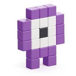 Ukidz PIXIO Mini Monster Iz - 23 Magnetic Blocks in 3 Colors