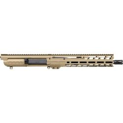 CMMG Dissent Mk3 8.6 Blackout 12.5 inch Upper Receiver 1-3 Twist 5/8 x 24 CMMG ZEROED Linear Compensator Cerakote/Hard Coat Anodized Coyote Tan