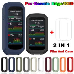 For Garmin edge 1050 Protector Cases + Glass Film Protective Cover Bike Bicycle Silicone Case Cover For Garmin edge1050