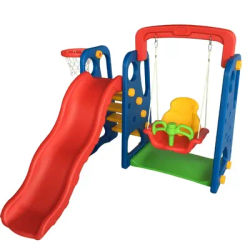 Children's Slide Indoor Home Slide Swing Combination Children's Playground Amusement Facilities Baby Wave Slide