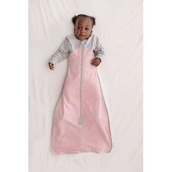 Love To Dream Long Sleeve Sleep Bag Organic Cotton Fleece Mild, 6-18 M - Dusty Pink Marl