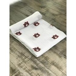 Three Little Anchors College Swaddle Blanket - Auburn Tigers