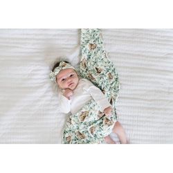 Copper Pearl Knit Swaddle Blanket - Bear by Jenna Rainey
