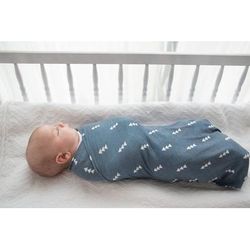 Copper Pearl Knit Swaddle Blanket - North
