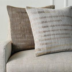 Adana Decorative Pillow - Ivory/Silver - Frontgate