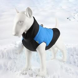 Cane Cappotto Giacca Giacca Imbottita con imbracatura Impermeabile Antivento Caldo All'aperto Abbigliamento per Cani for Piccolo Medio Grande