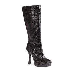 Metallico Brillanti Anni '80 Scarpe Stivali al ginocchio Tacco alto Paillettes Costume Per donna Costume di Carnevale Carnevale Feste Club Parata dell'Orgoglio Adulti Scarpe