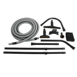 18' Residential Central Vacuum High Reach System with Four Piece Tool Kit and 30 Foot Hose 93455