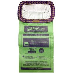 ProTeam Super HalfVac Pro Hip Style Vacuum Genuine Intercept Micro Filter Bags 106960, 200 per case