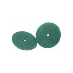Regina/Koblenz Floor Machine Small Hole Green Scrubbing Pads With Holder 4501045