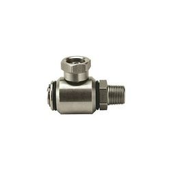 JE Adams High Pressure 90 Degree Boom Stainless Steel Swivels - 3/8 MPT x 3/8 FPT 7035