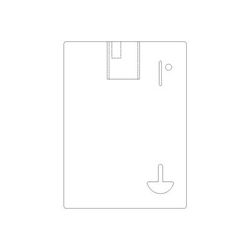 JE Adams Faceplate - Pin Lock for 9200, 8200 & 8600 Series 8211RW