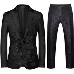Disco Anni '80 Pantaloni Abiti Completi Blazer Disco Tinta unica Costume Per uomo Mascherata Performance Feste Club Adulti Cappotto Pantaloni