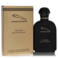 Jaguar Gold In Black For Men By Jaguar Eau De Toilette Spray 3.4 Oz