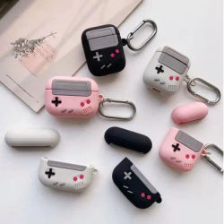Housse de casque en Silicone avec porte-clés, housse de Console de jeux, étui de manette de jeu anti-poussière pour AirPods 4, accessoires