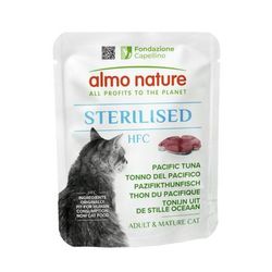 6x50g Pacific Tuna Sterilised HFC Almo Nature Wet Cat Food