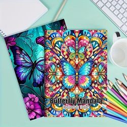 TEMU Mandala Coloring Book For Adults And Teens - Coloring Book, Vibrant , Halloween, Christmas, And Birthday Gifts - Book Style Coloring Pads