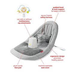 Skip Hop Silver Lining Cloud Upright Activity Floor Seat - Grey