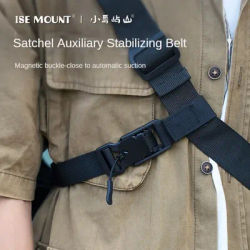 ISE MOUNT outdoor three-point auxiliary backpack stable magnetic buckle belt quick release fixing belt satchel anti-skid belt