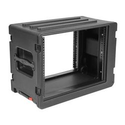 SKB Cases 8U Shallow Roto Rack w/ wheels and handle 1SKB-R8SW